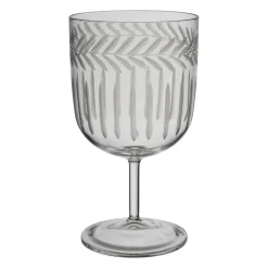 Verre à pied en verre borosilicate transparent 25cl - Azelie