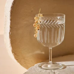 Verre à pied en verre borosilicate transparent 25cl - Azelie