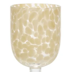 Verre à pied en verre écru 30cl - Preline