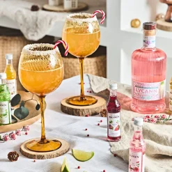 Verre à pied pour vin en verre ambre 60cl - Champart