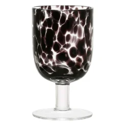 Verre à pied verre noir 30cl - Preline