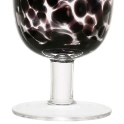 Verre à pied verre noir 30cl - Preline