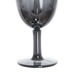 Verre à pied visage noir