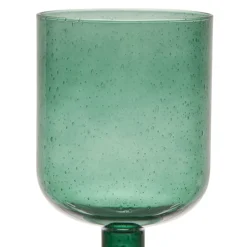 Verre a pied en verre emeraude 40cl - Pernille
