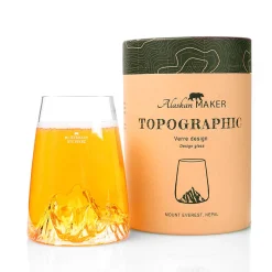 Verre design Everest - Topographic