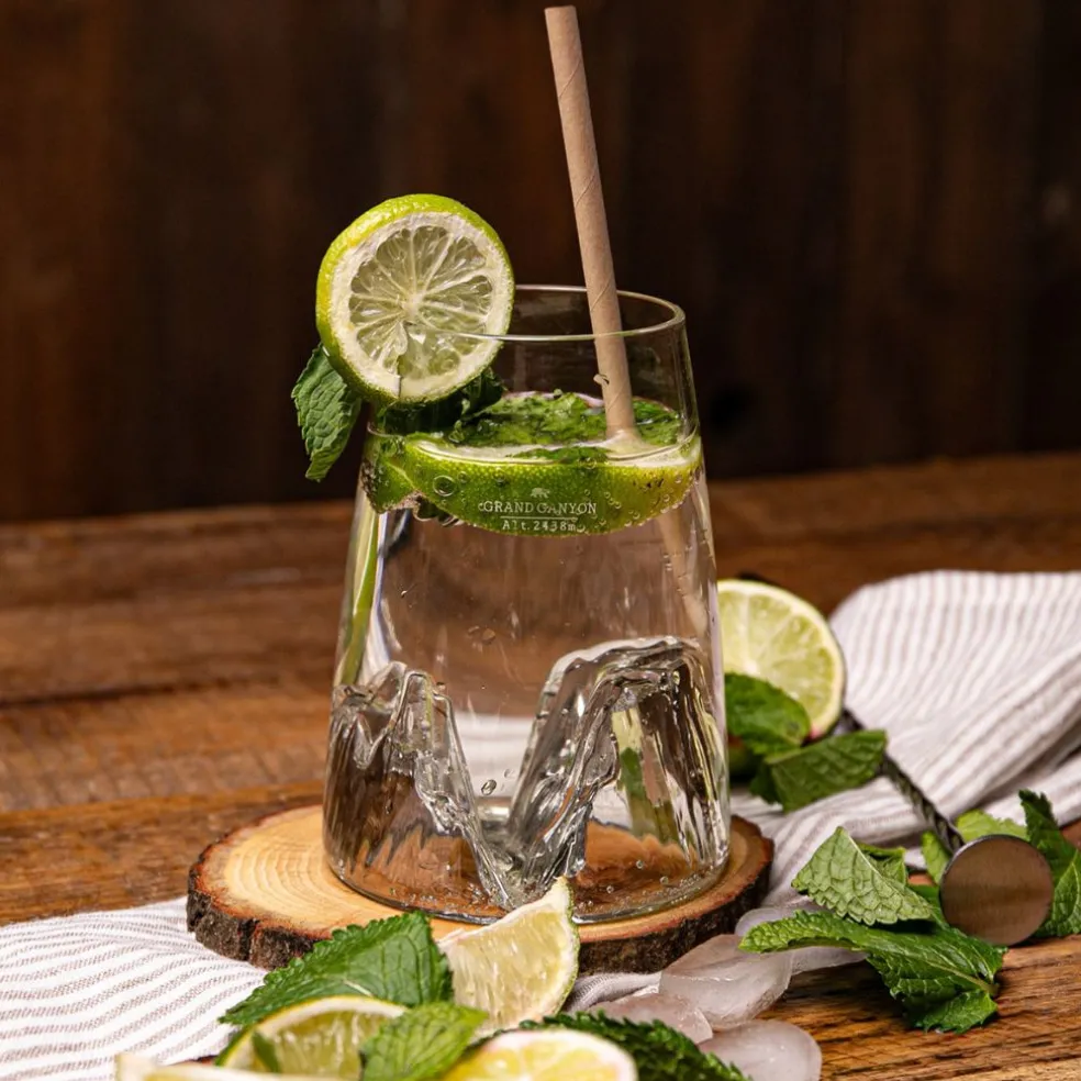 Verre design Grand Canyon - Topographic