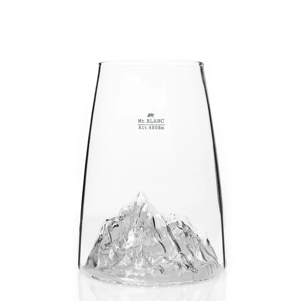Verre design Mont Blanc - Topographic