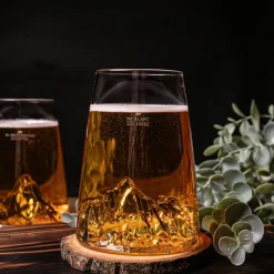 Verre design Mont Blanc - Topographic