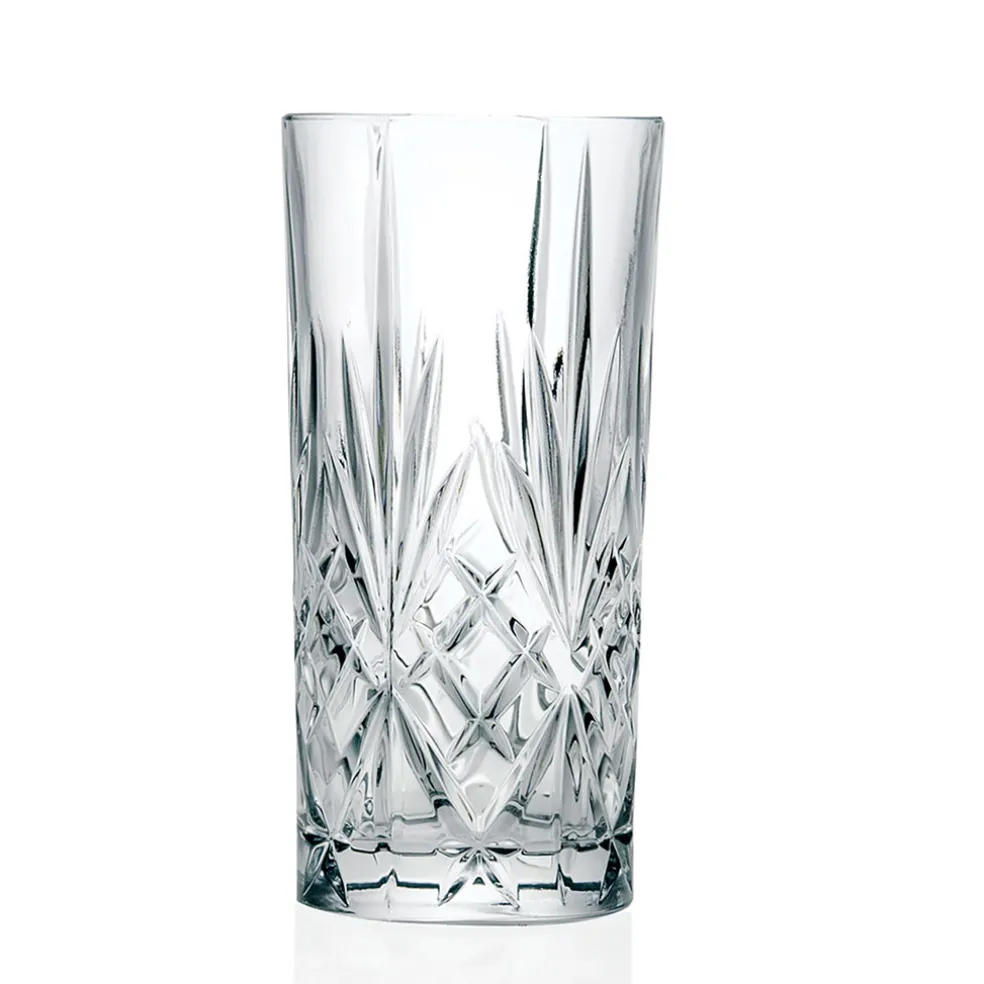 Verre haut en cristallin 36cl - Melodia