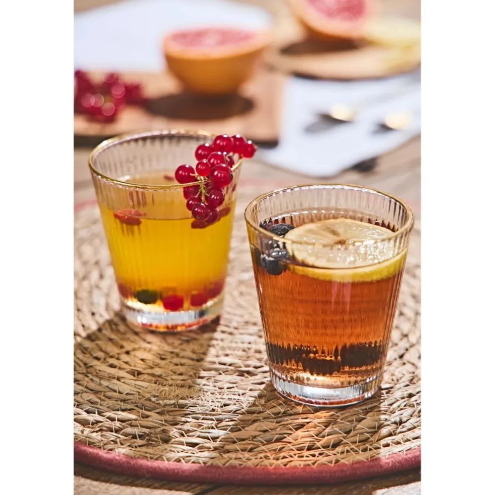 Verre liseré doré 30cl - Strie