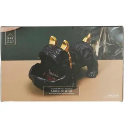 Vide poche bulldog noir h16.5cm