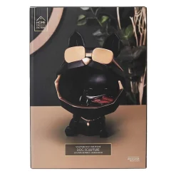 Vide poche chien a lunettes noir