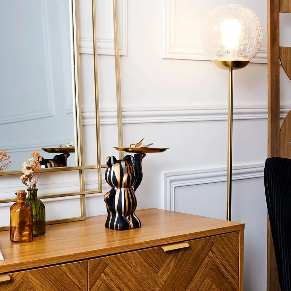 Vide poche déco noir et doré