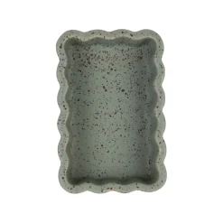 Vide poche en grès sauge moucheté 14x10cm - Aurore