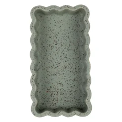 Vide poche en grès sauge moucheté 18x10cm - Aurore