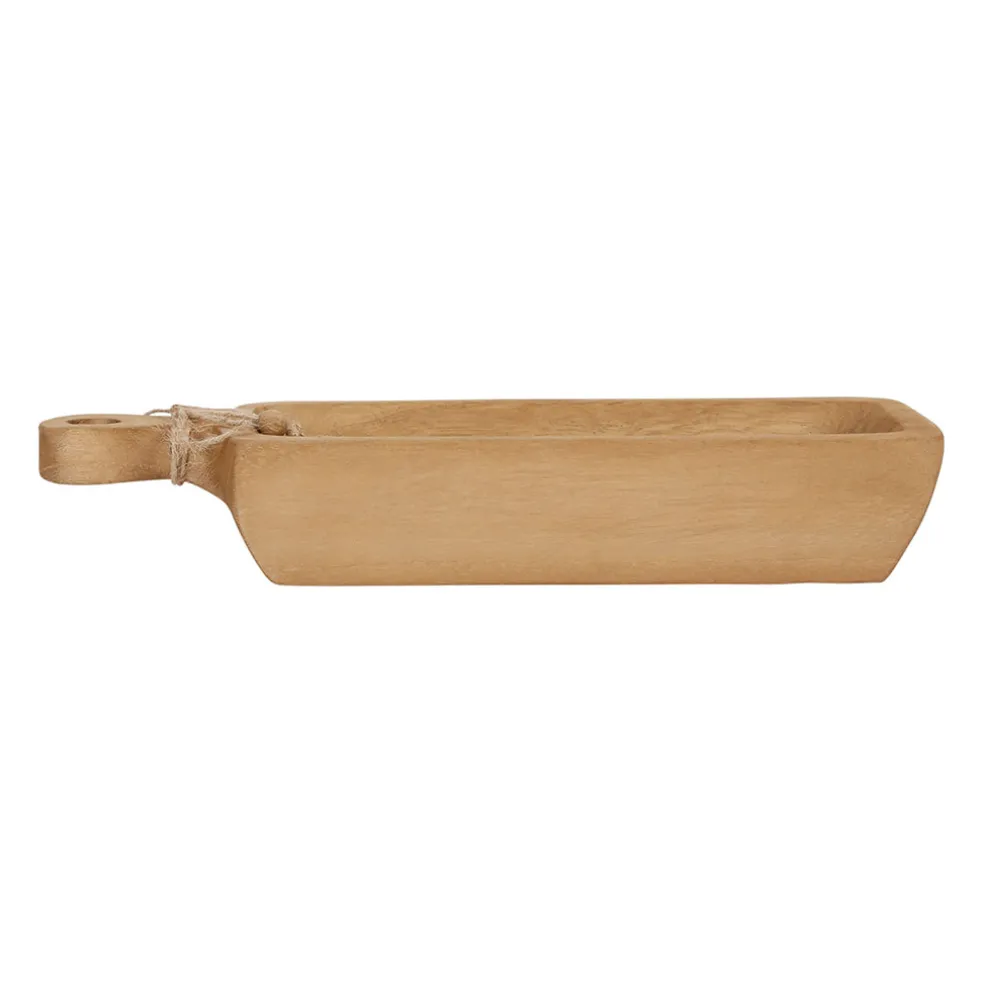 Vide poche en paulownia miel 35x14cm - Boende