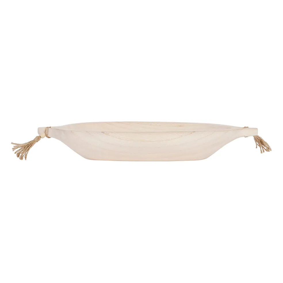 Vide poche en paulownia naturel 44x21cm - Boende