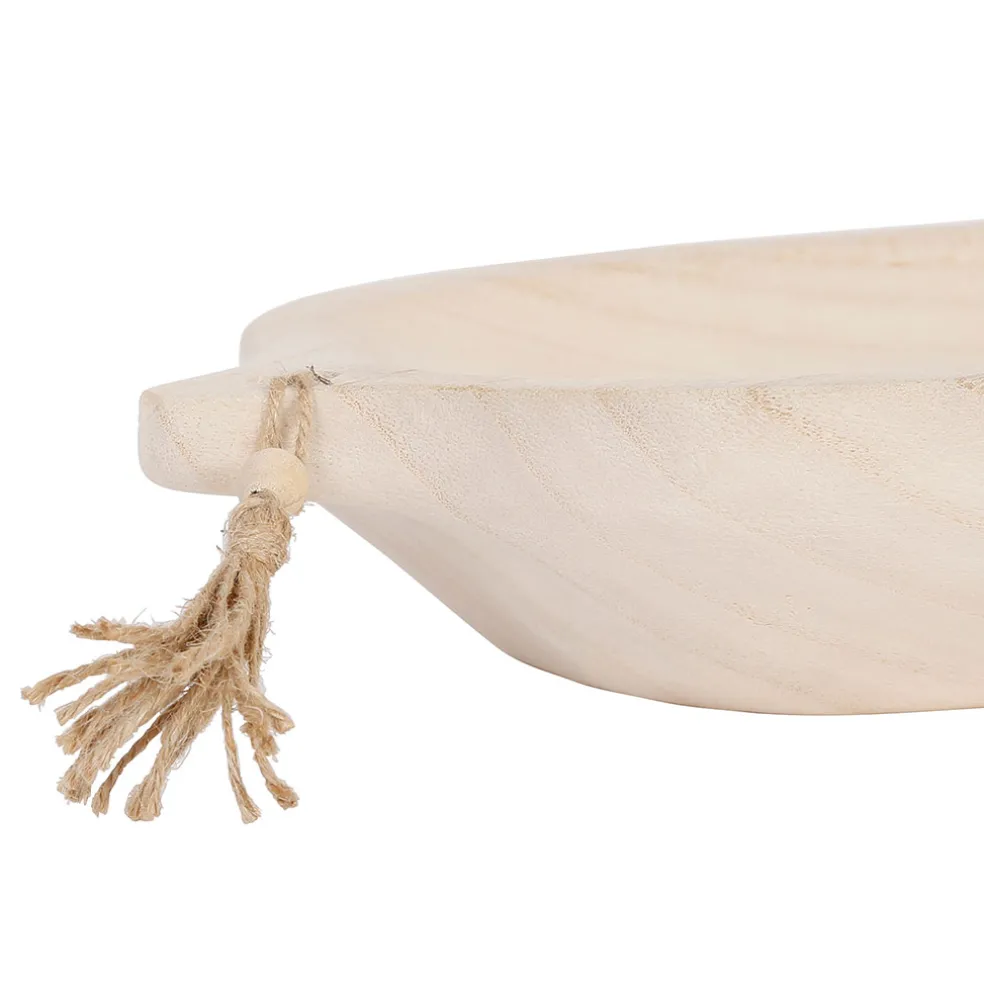 Vide poche en paulownia naturel 44x21cm - Boende