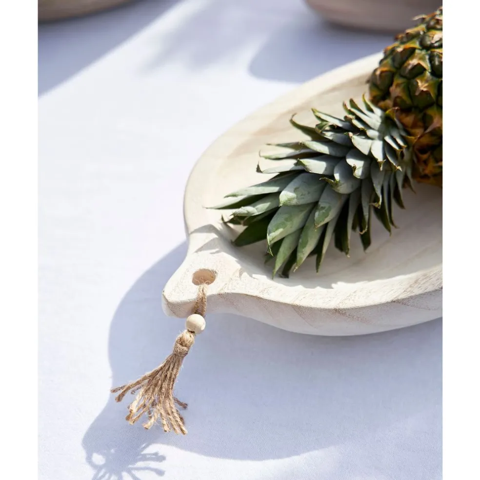 Vide poche en paulownia naturel 44x21cm - Boende