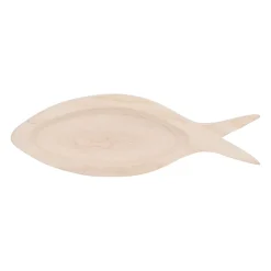 Vide poche poisson en paulownia naturel 46x16cm - Boende