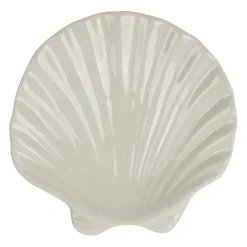 Vide poche st-jacques en dolomite écru 13x12cm